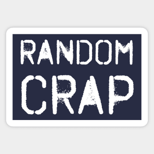 Funny Radom Crap Sticker